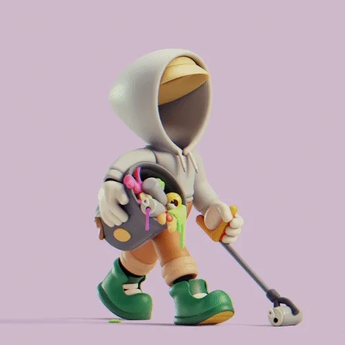 Invisible Friends 3D #4095