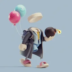 Invisible Friends 3D #3492