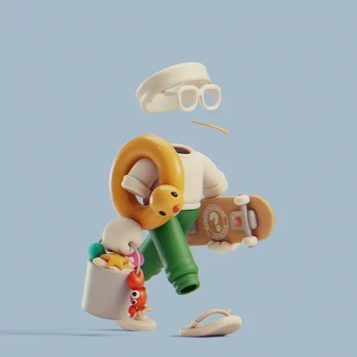 3d Invisible Friends