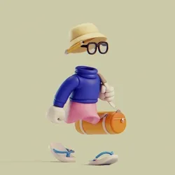 Invisible Friends 3D #1127