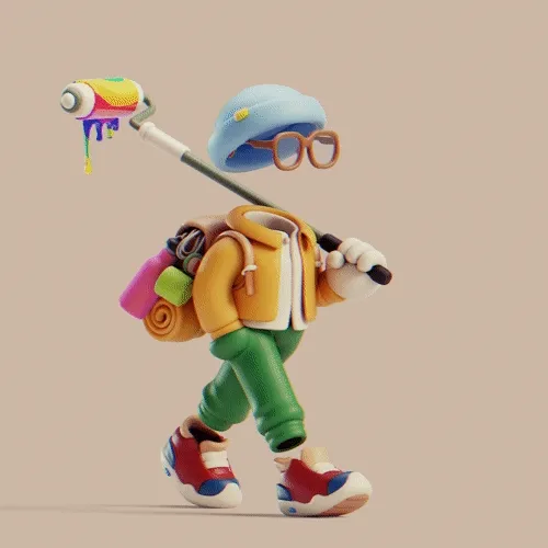 Invisible Friends 3D #3164