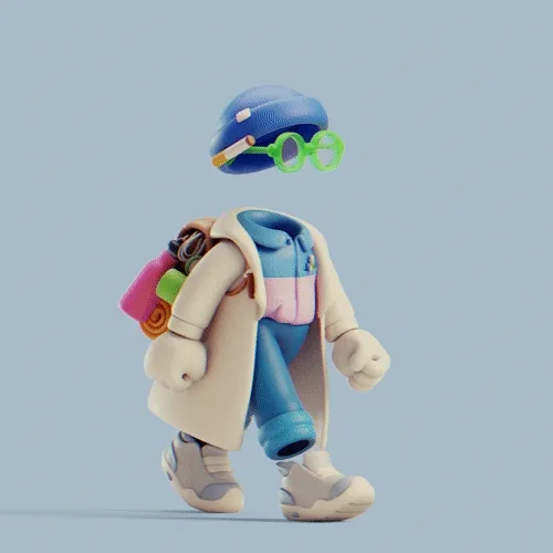 Invisible Friends 3D #2507