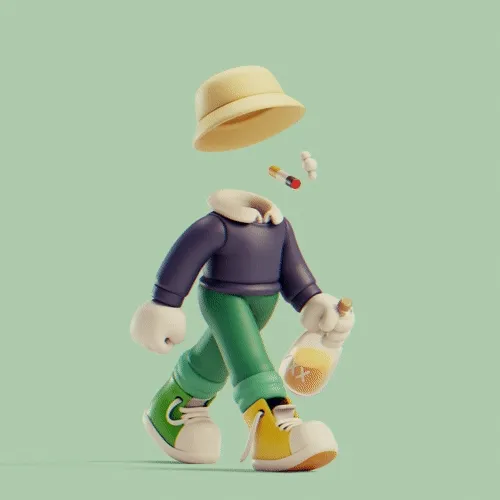 Invisible Friends 3D #930