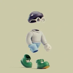 Invisible Friends 3D #1174