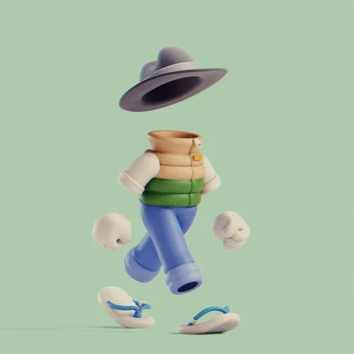 3d Invisible Friends