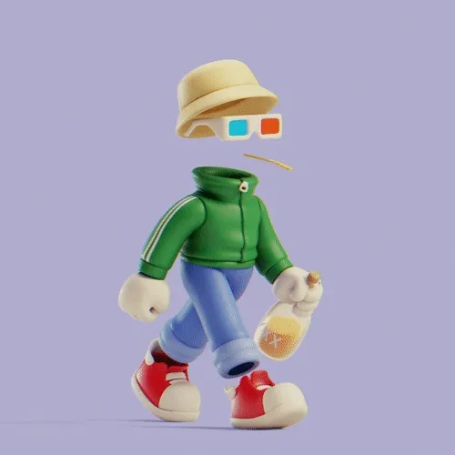 Invisible Friends 3D #3467