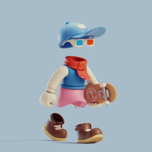 3d Invisible Friends
