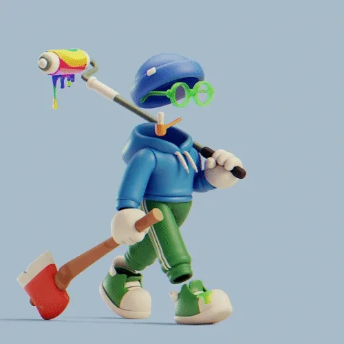 Invisible Friends 3D #3489