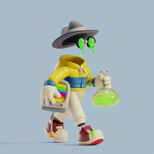 Invisible Friends 3D #3012