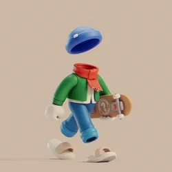 Invisible Friends 3D #1470