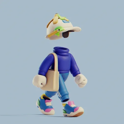 Invisible Friends 3D #843