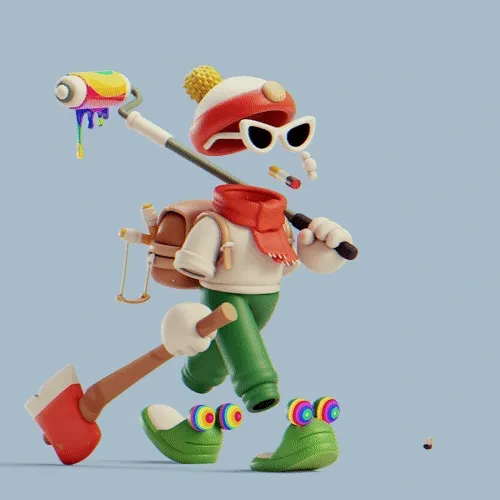 Invisible Friends 3D #1844
