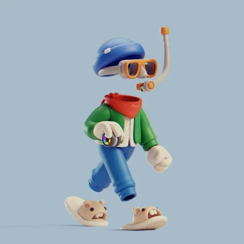 3d Invisible Friends