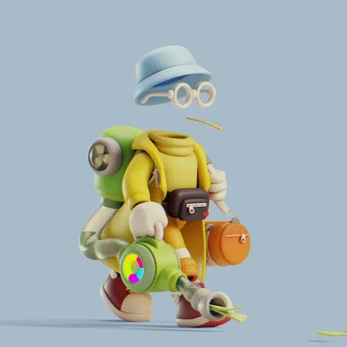 Invisible Friends 3D #500