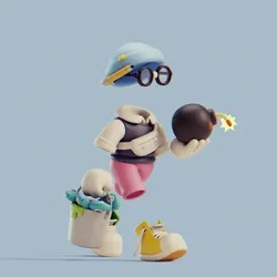 Invisible Friends 3D #3295