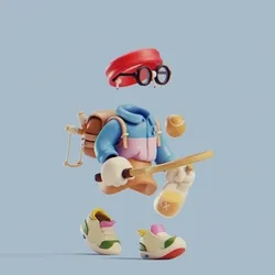 Invisible Friends 3D #599