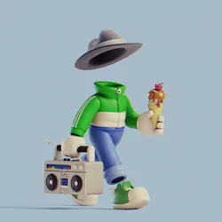 Invisible Friends 3D #820