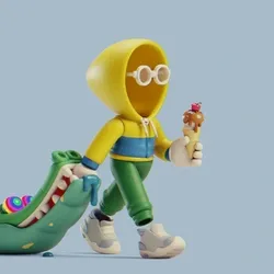 Invisible Friends 3D #960