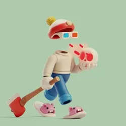 Invisible Friends 3D #2719