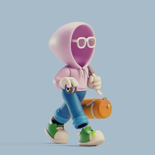 3d Invisible Friends