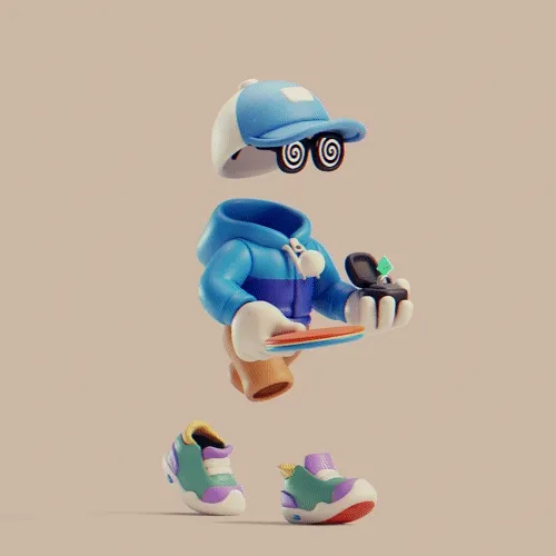 3d Invisible Friends