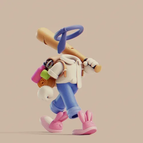 Invisible Friends 3D #808