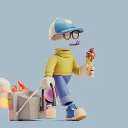 Invisible Friends 3D #1673