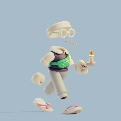 3d Invisible Friends