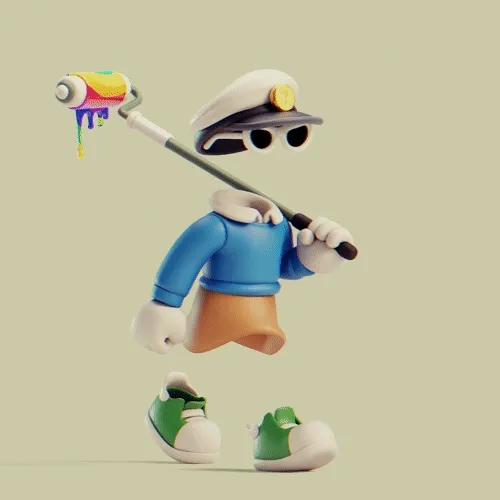 Invisible Friends 3D #1068
