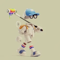 Invisible Friends 3D #1703