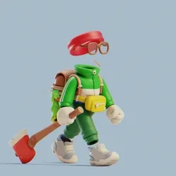 Invisible Friends 3D #1763