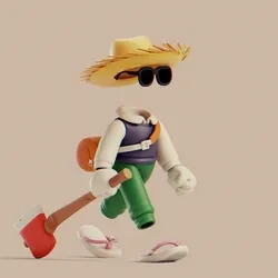 Invisible Friends 3D #2186