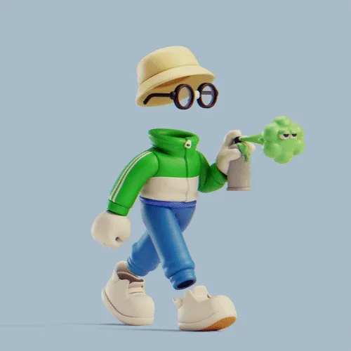 Invisible Friends 3D #698