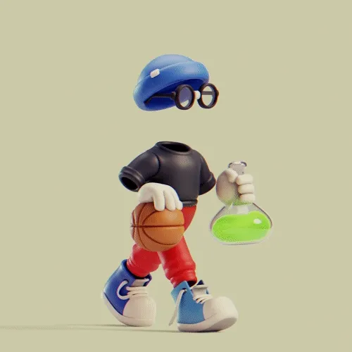 Invisible Friends 3D #1853
