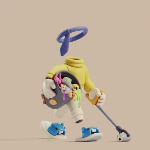 3d Invisible Friends