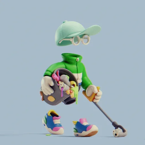 Invisible Friends 3D #4307