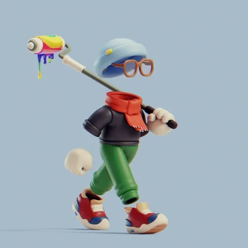 3d Invisible Friends