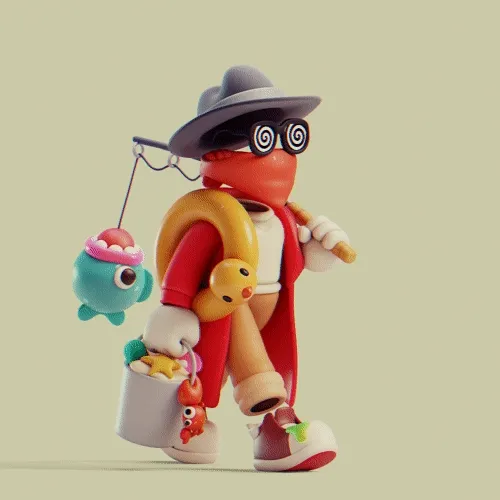 Invisible Friends 3D #3948