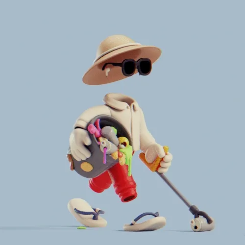 3d Invisible Friends