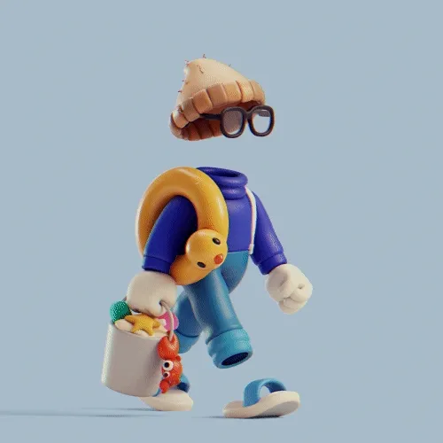 3d Invisible Friends