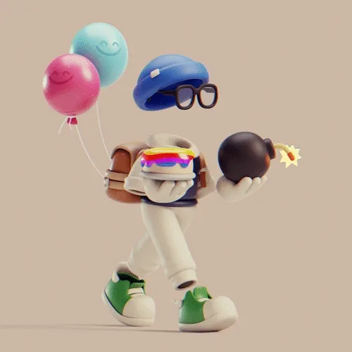 Invisible Friends 3D #1706