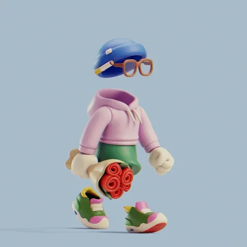 3d Invisible Friends