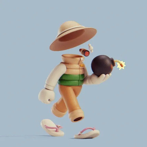 Invisible Friends 3D #2998
