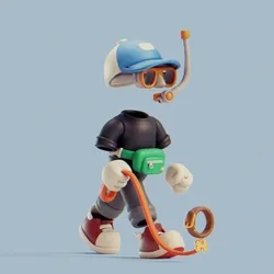 Invisible Friends 3D #4965