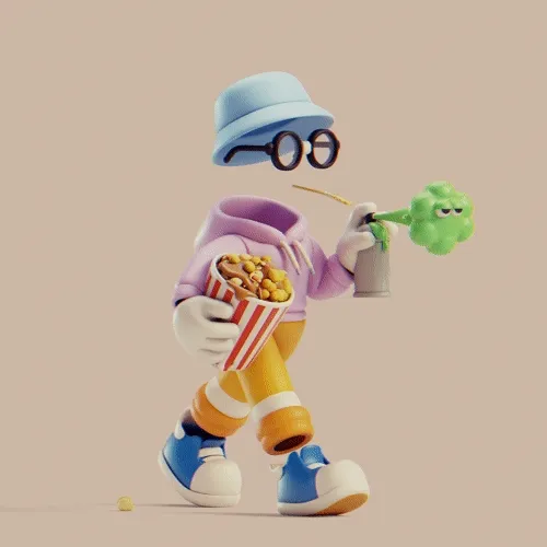 Invisible Friends 3D #1744