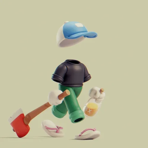 3d Invisible Friends