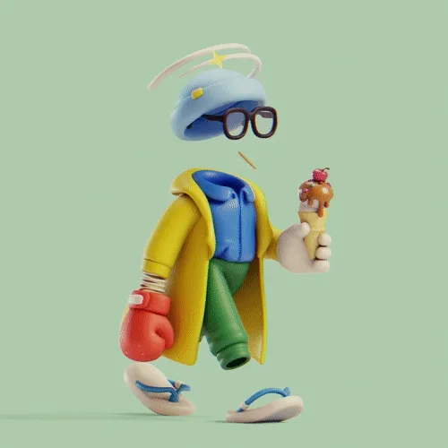 Invisible Friends 3D #2499