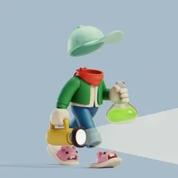 Invisible Friends 3D #626