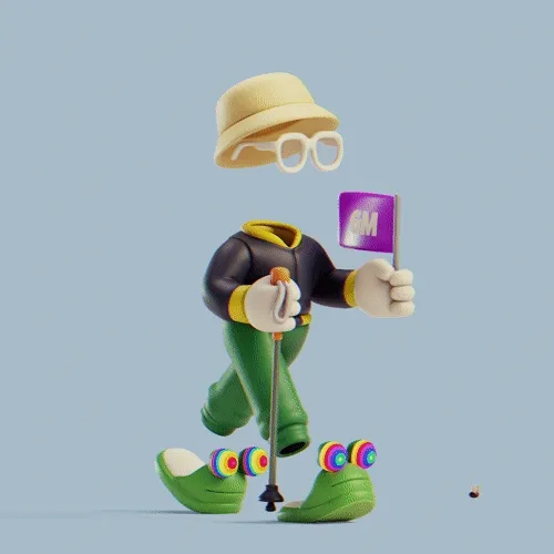 Invisible Friends 3D #1753