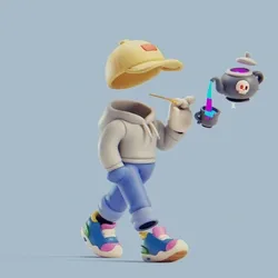 Invisible Friends 3D #1268